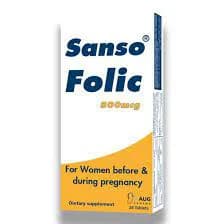 SANSO FOLIC 800MG 28TAB