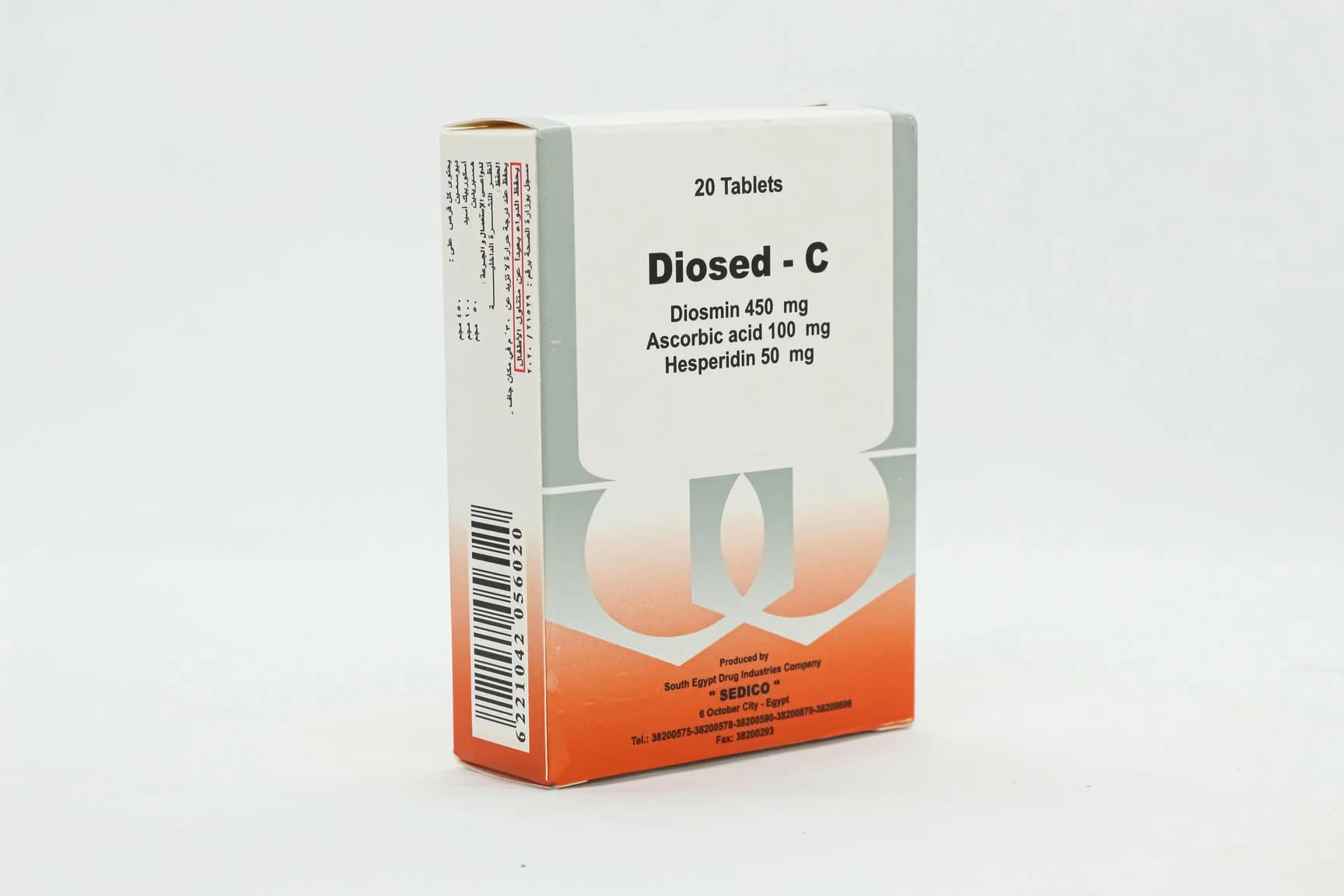 DIOSED 500 MG 20 TAB