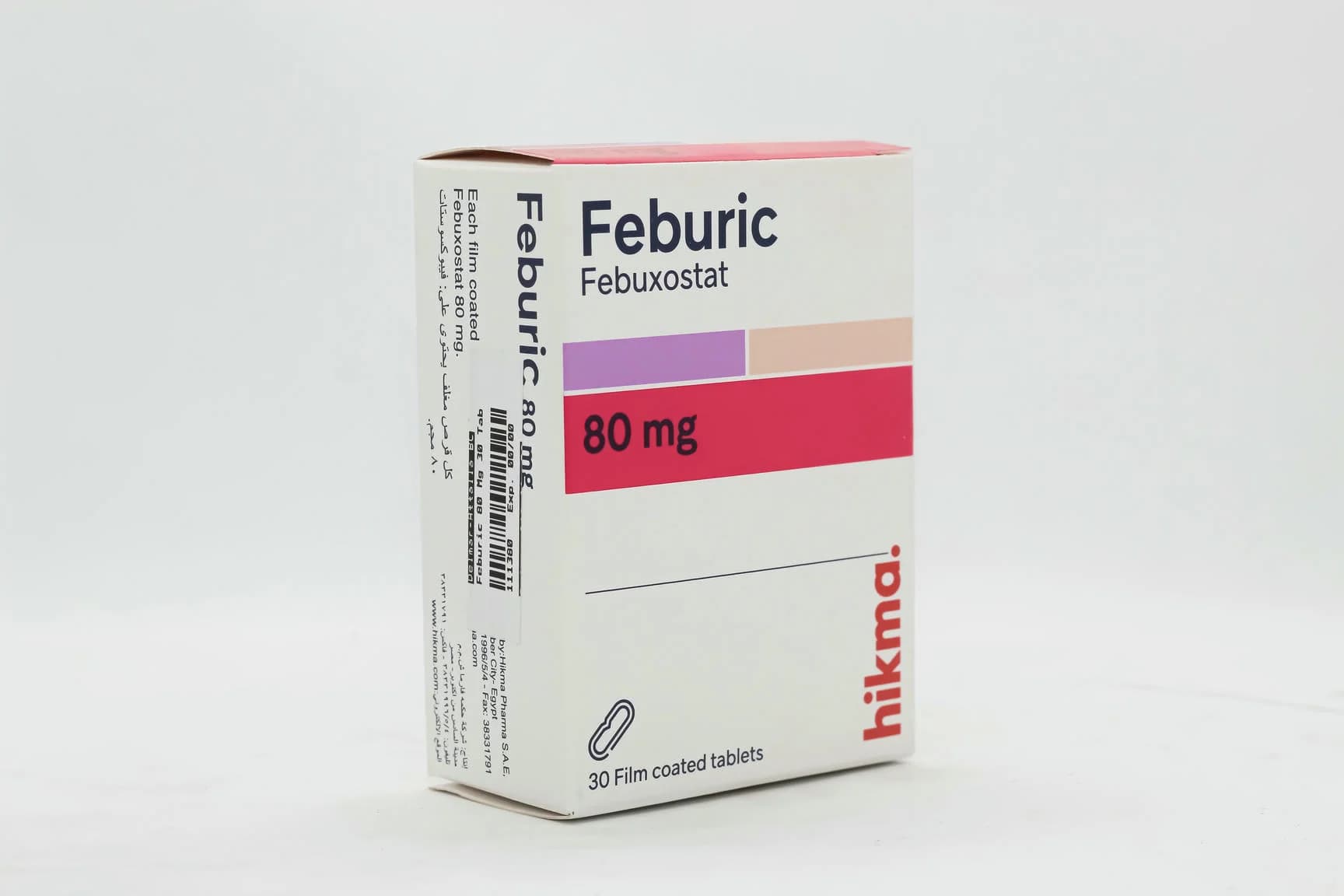 FEBURIC 80MG 30T