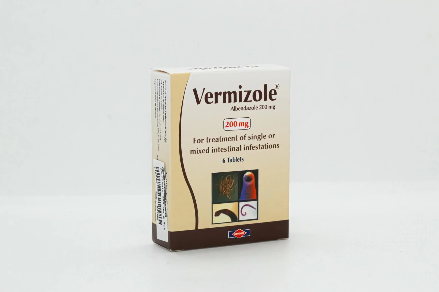 VERMIZOLE 6 TAB NEW