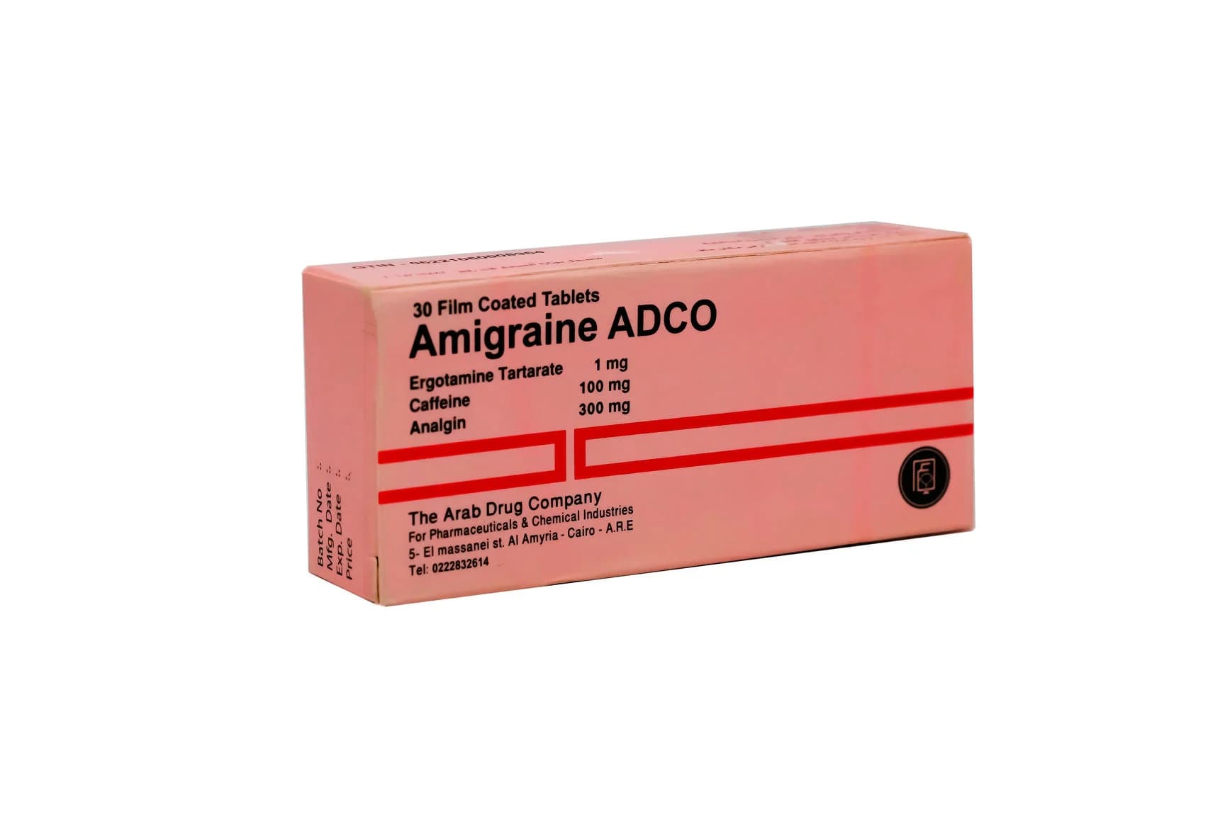 AMIGRAINE 30TAB adco