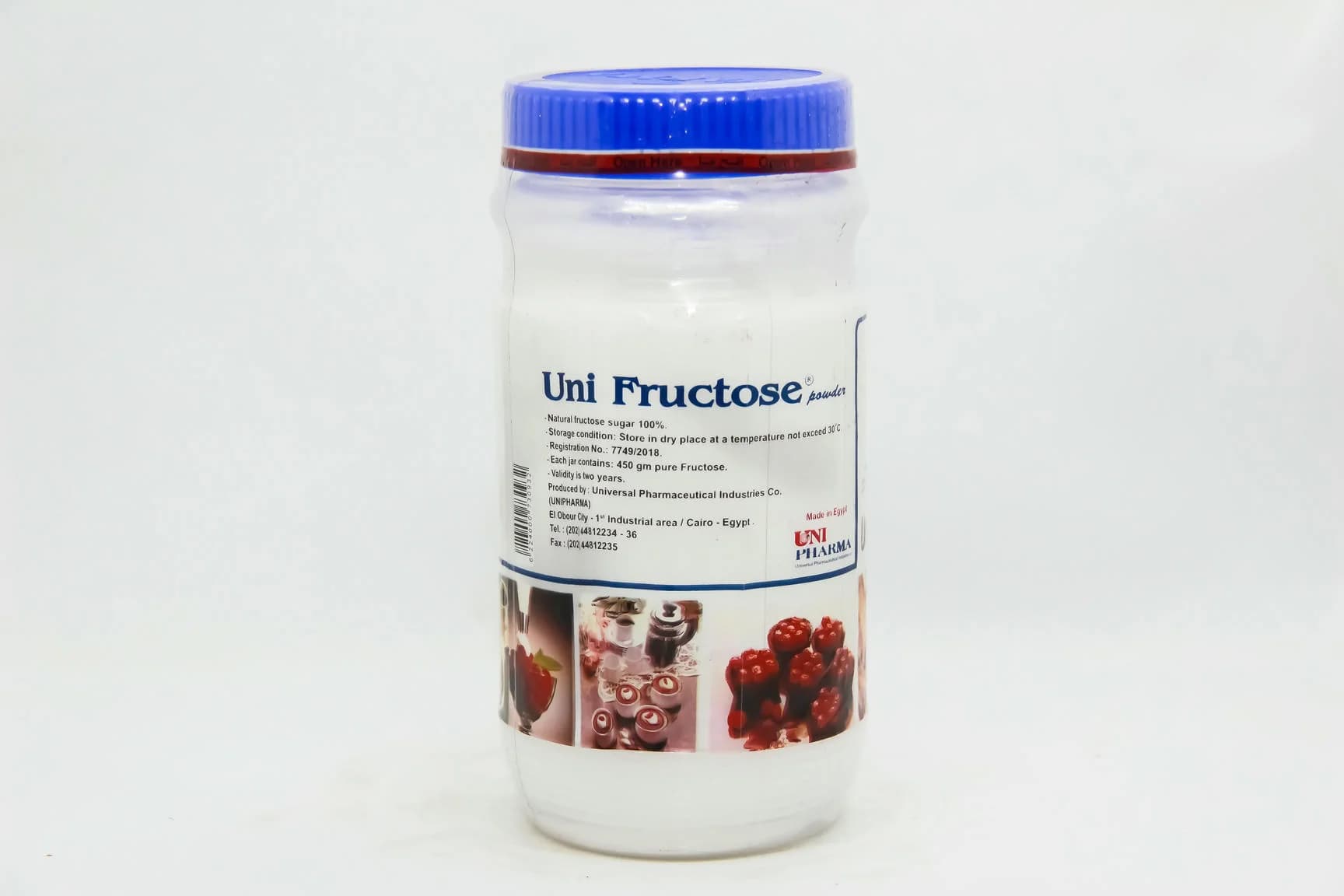 UNI FRUCTOSE POWDER 450 GM
