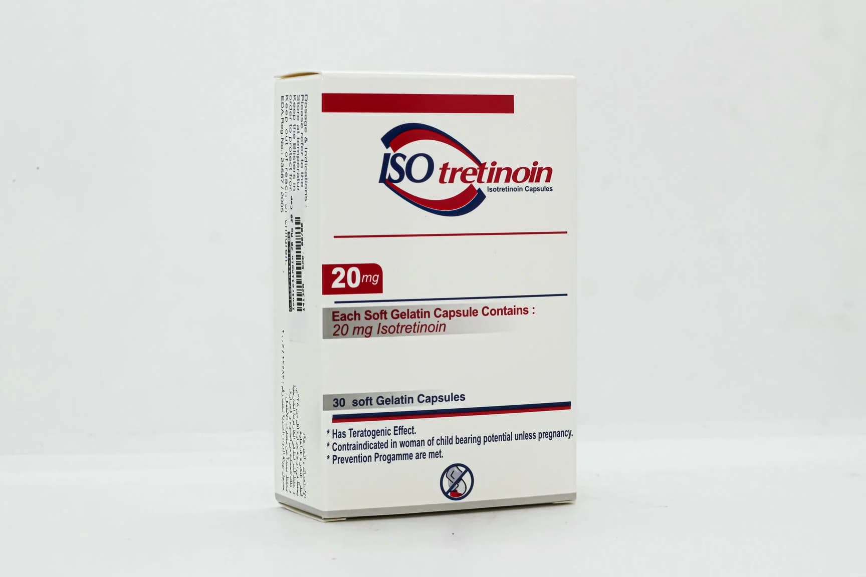 ISOTRETINOIN 20 MG 30 CAP