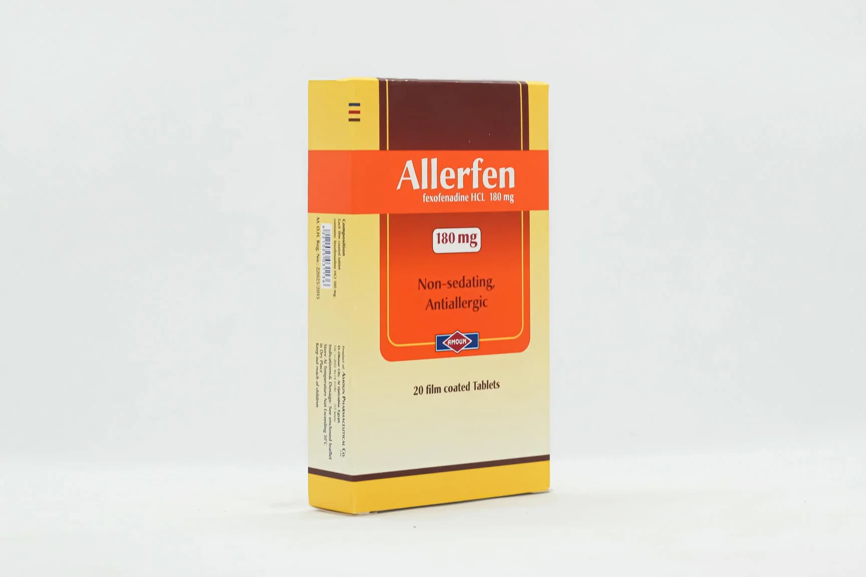 ALLERFEN 180 MG 10 TAB
