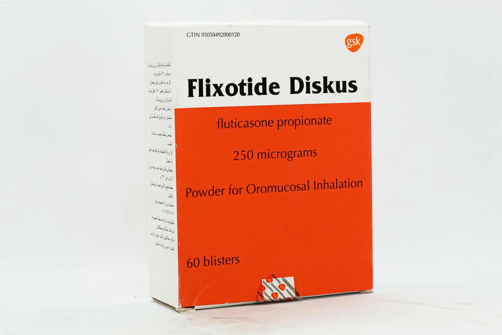 FLIXOTIDE DISKUS 250 MCG 60DOSE