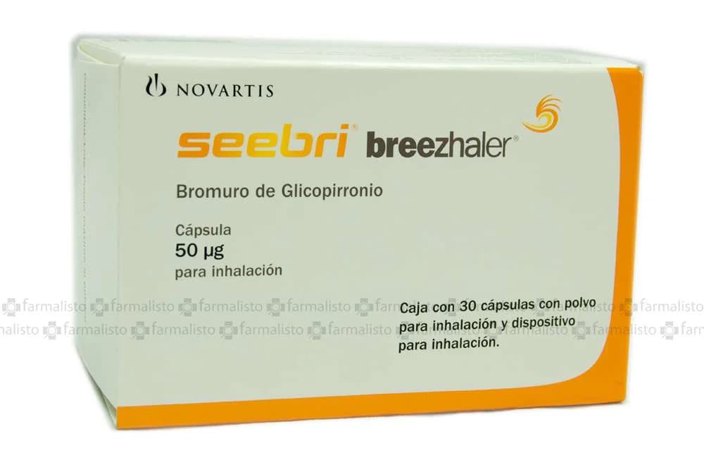 SEEBRI BREEZHALER 50 MG 30 CAP