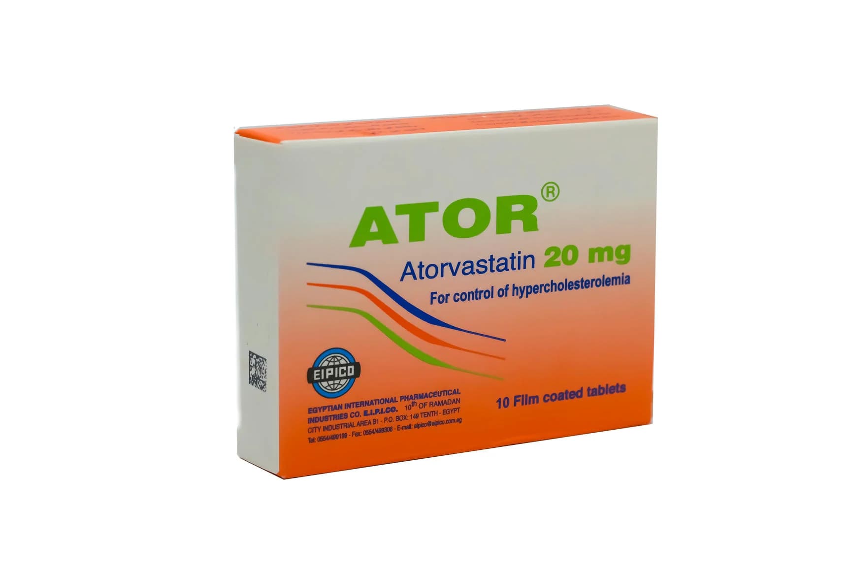 ator 20 mg 10 tab new
