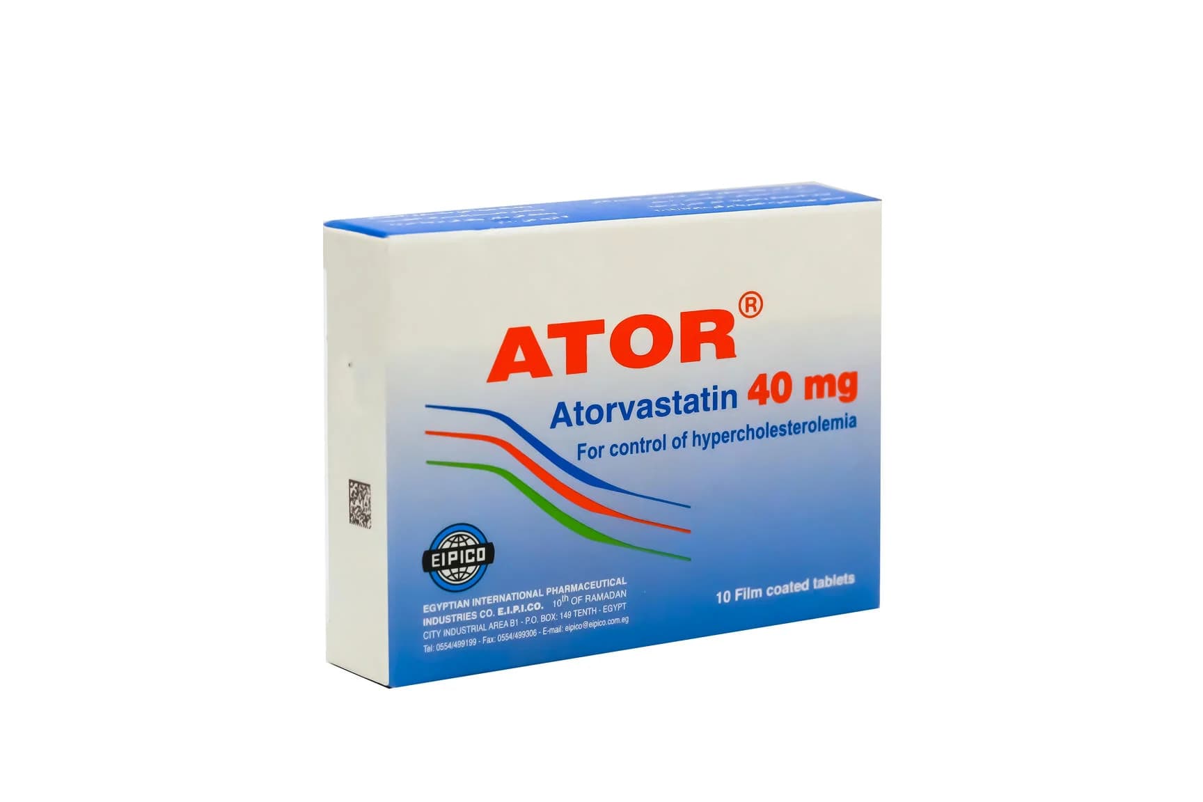 ator 40 mg 10 tab new