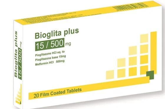BIOGLITA PLUS 15/500 MG 20 TAB