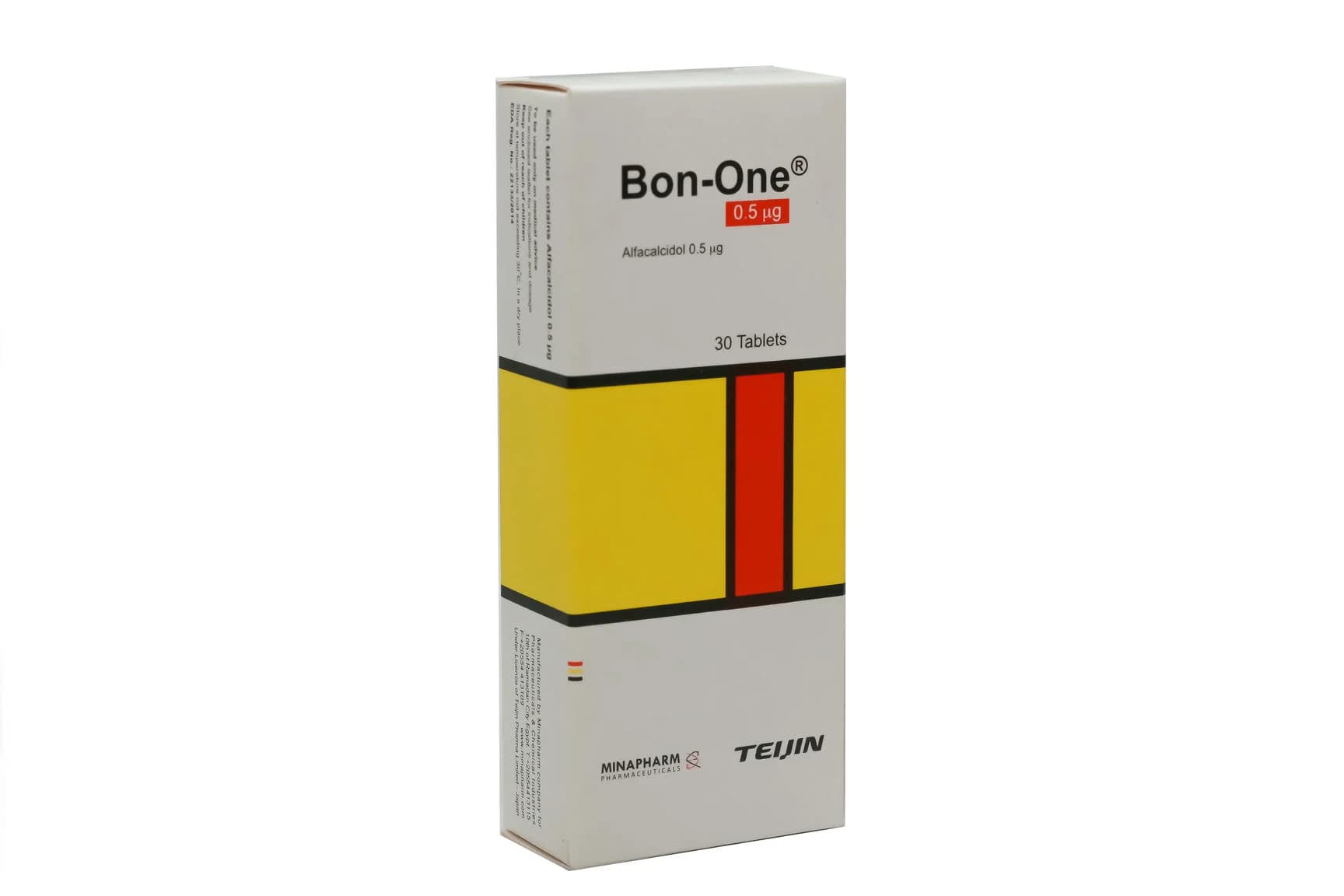BON - ONE 30TABS .25MCG NEW