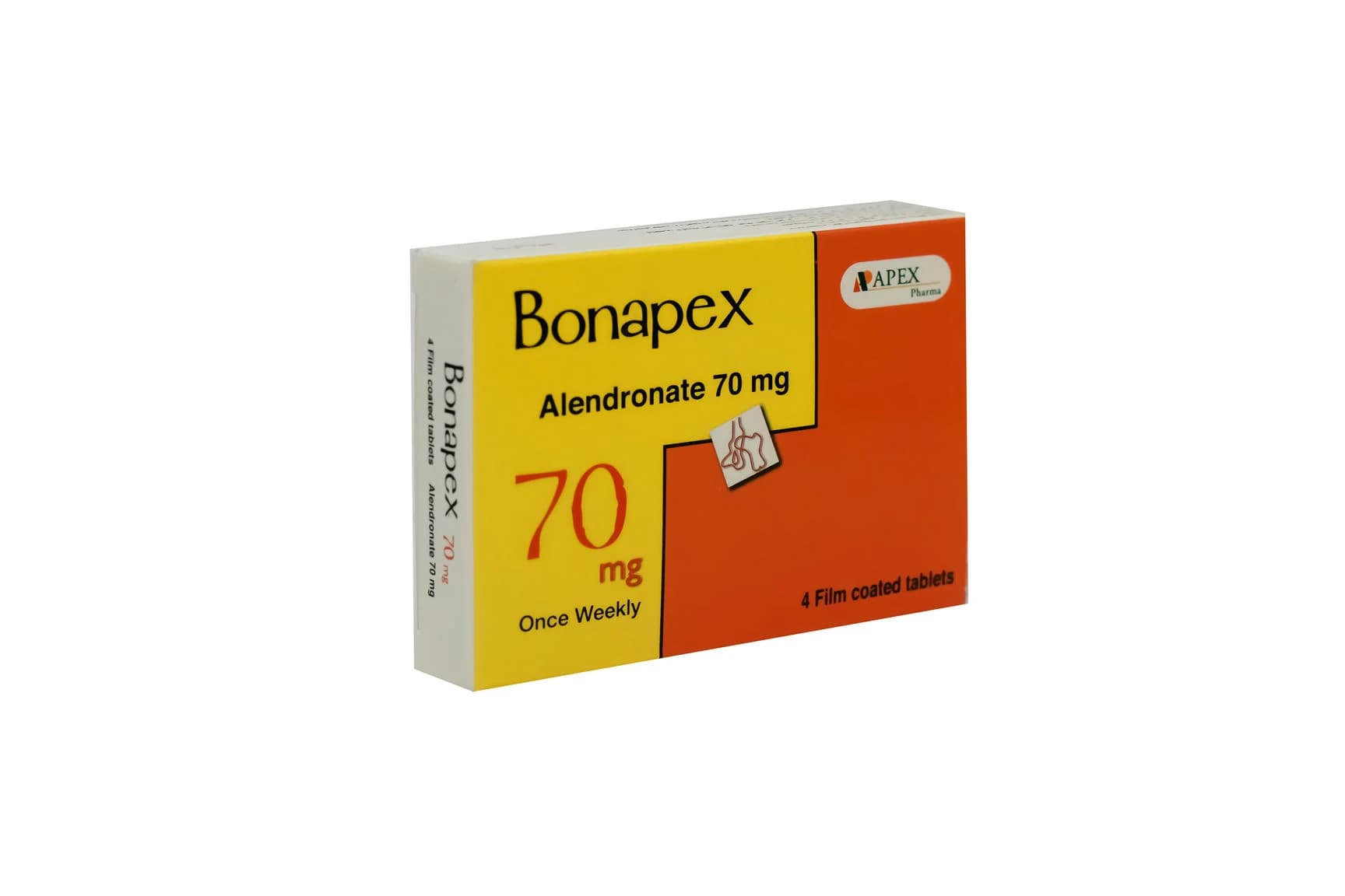BONAPEX 70 MG 4 TAB