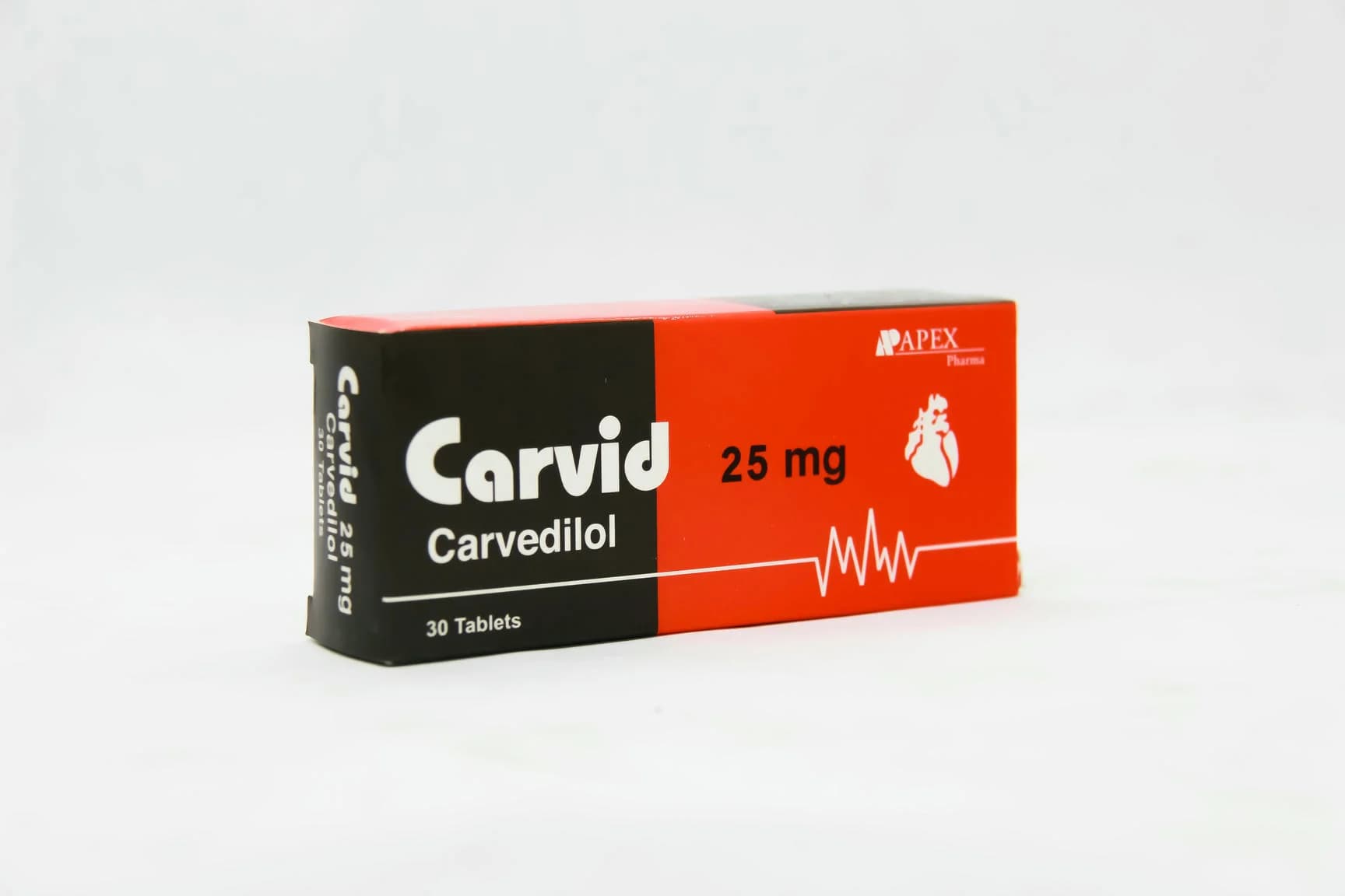 CARVID 25 MG 30 TAB