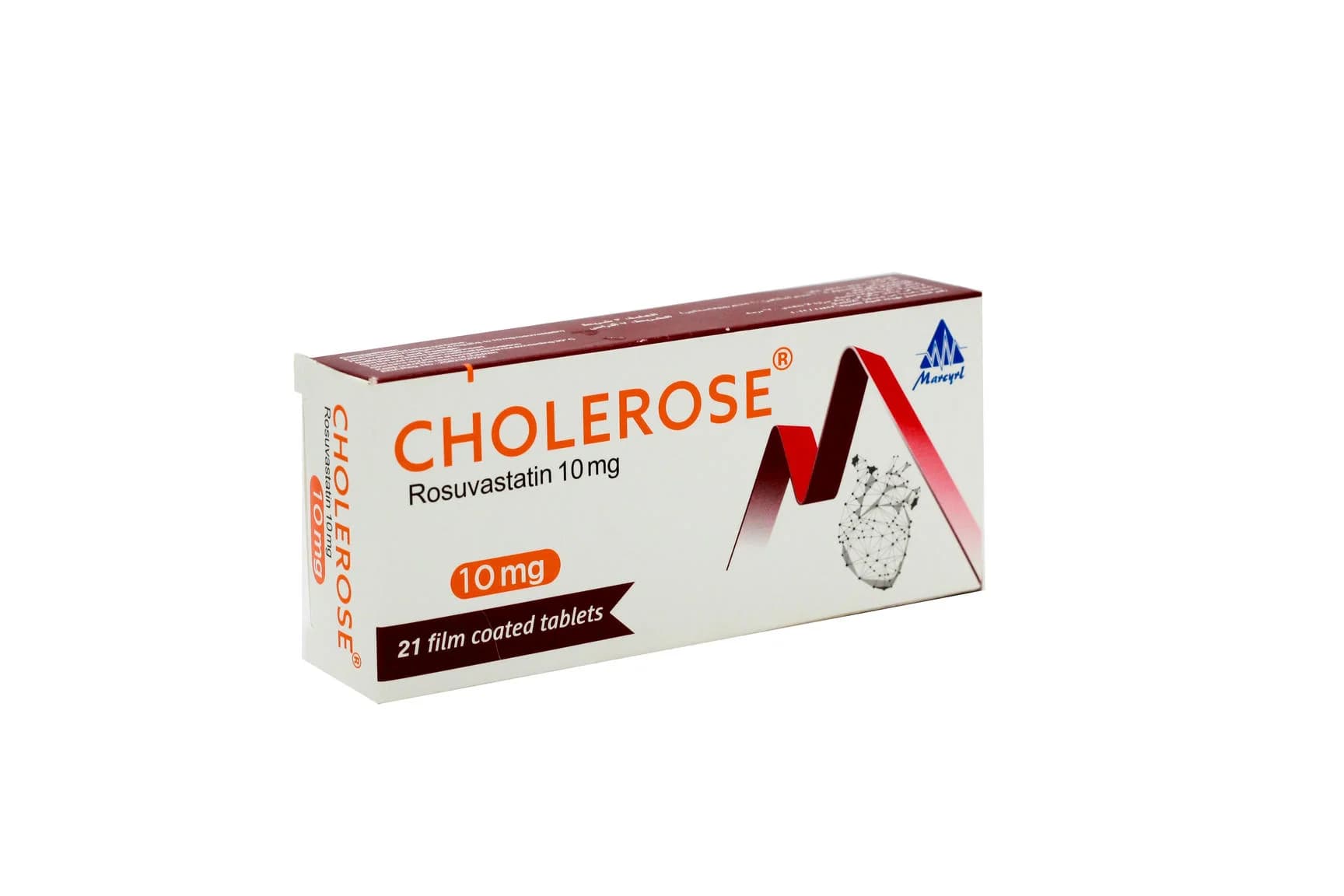 CHOLEROSE 10MG 21 TAB