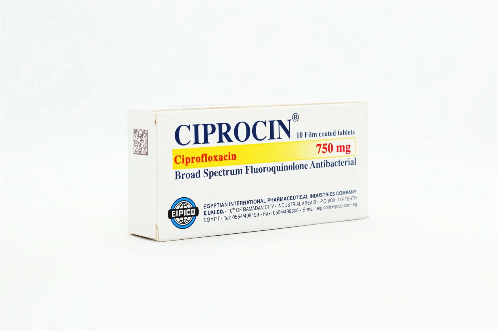 ciprocin 750 mg 10 tab NEW