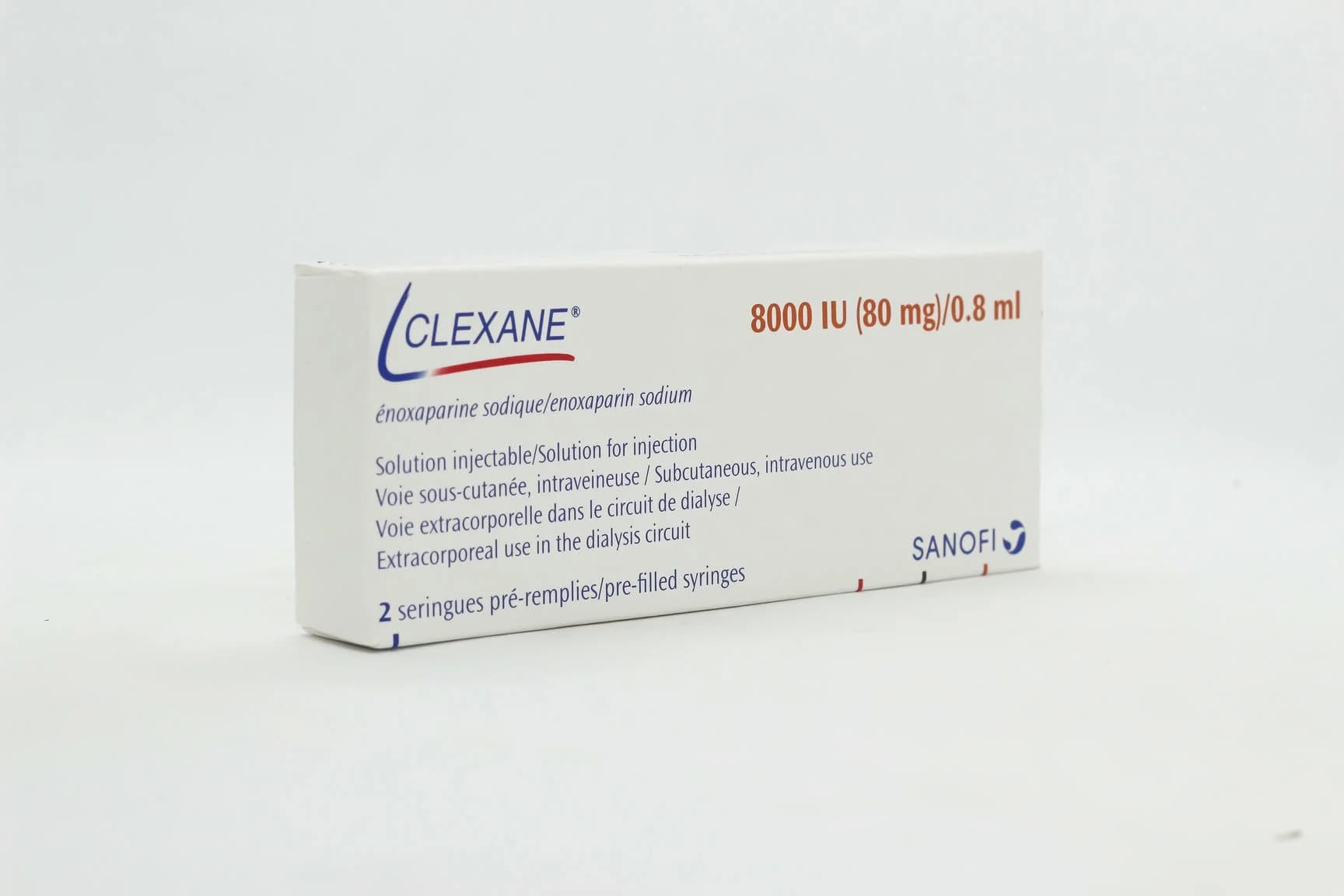 clexane 80 mg 2 amp NEW