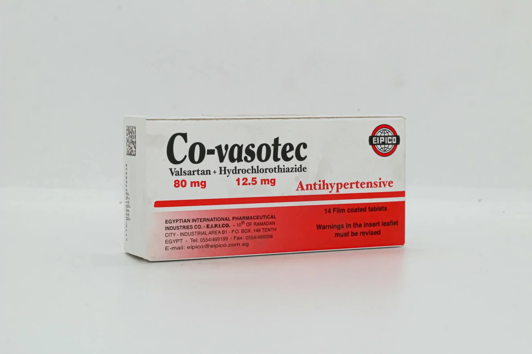 CO - VASOTEC 80 / 12.5 MG 14 TAB