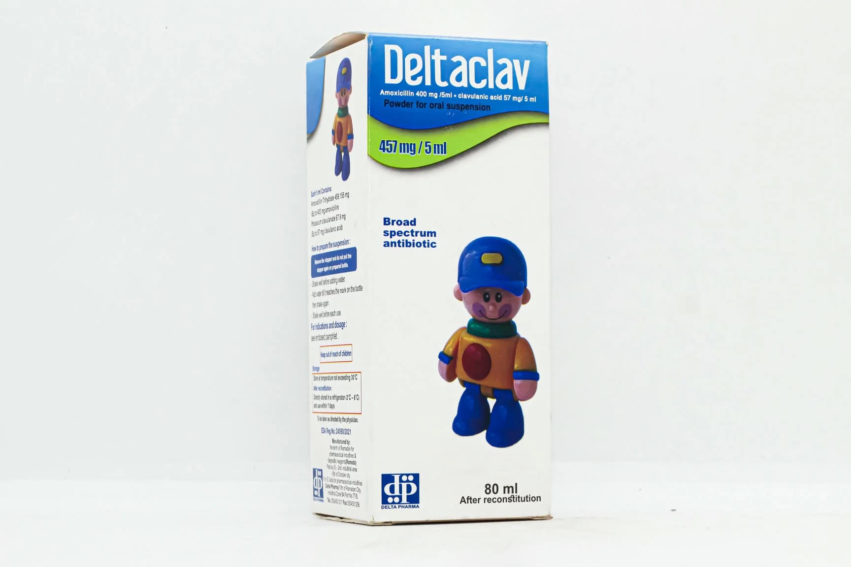 DELTACLAV 457 MG SUSP 80 ML