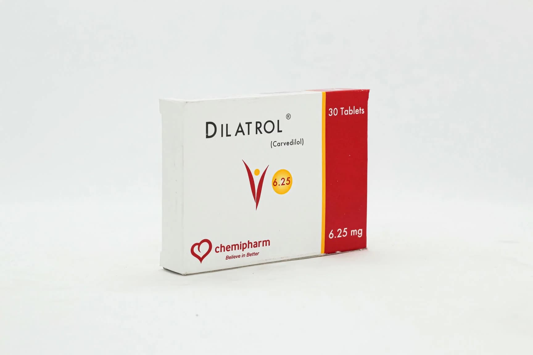 DILATROL 6.25 MG 30T