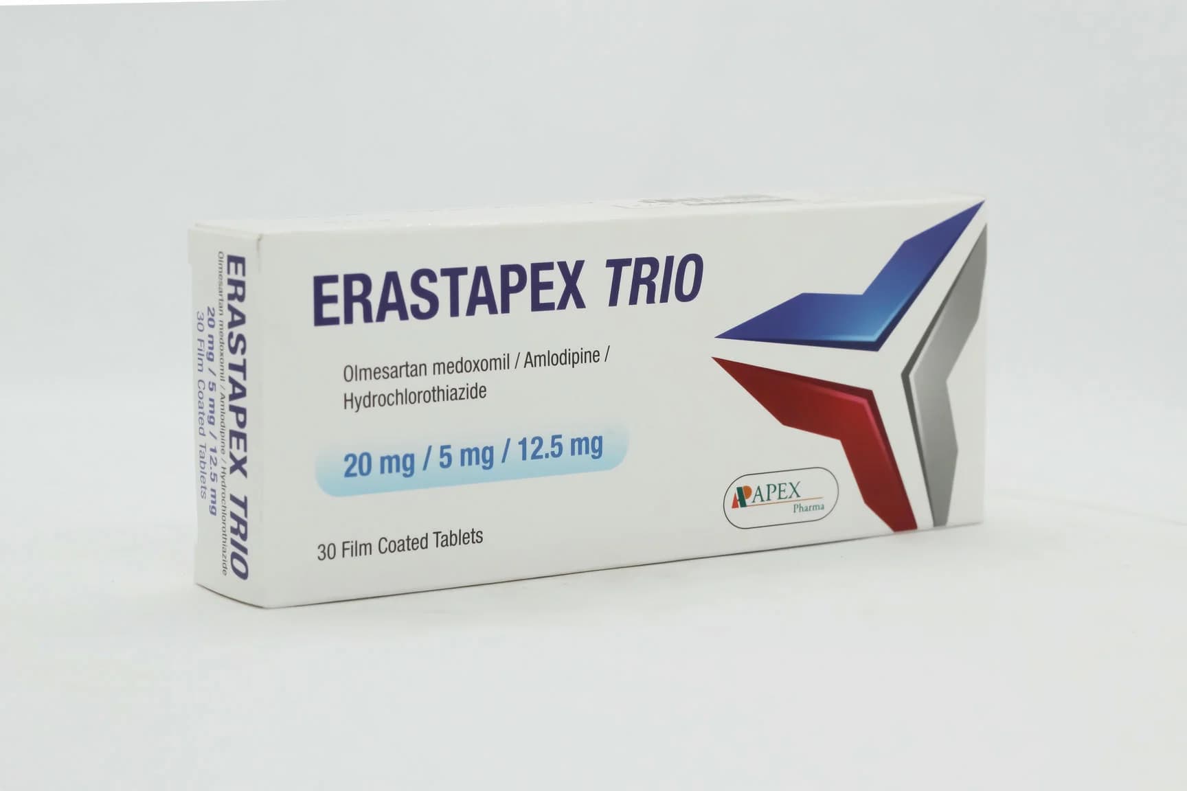 ERASTAPEX TRIO 20/5/12.5 MG 30 T