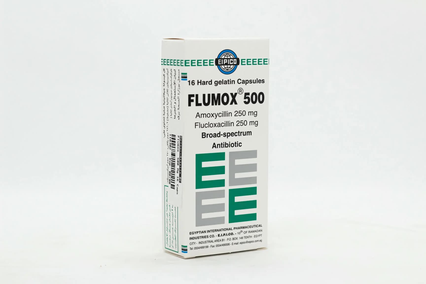FLUMOX 16 CAPS 500 MG NEW