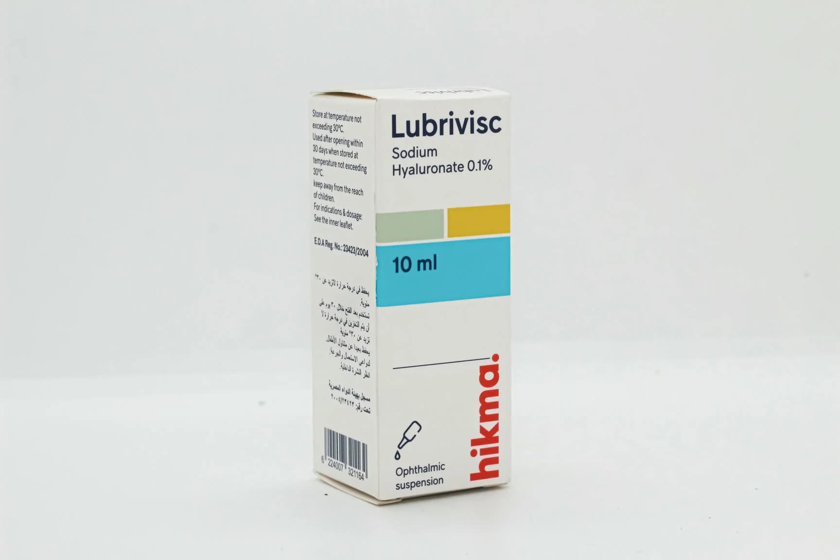 LUBRIVISC EYE DROPS 10 ML