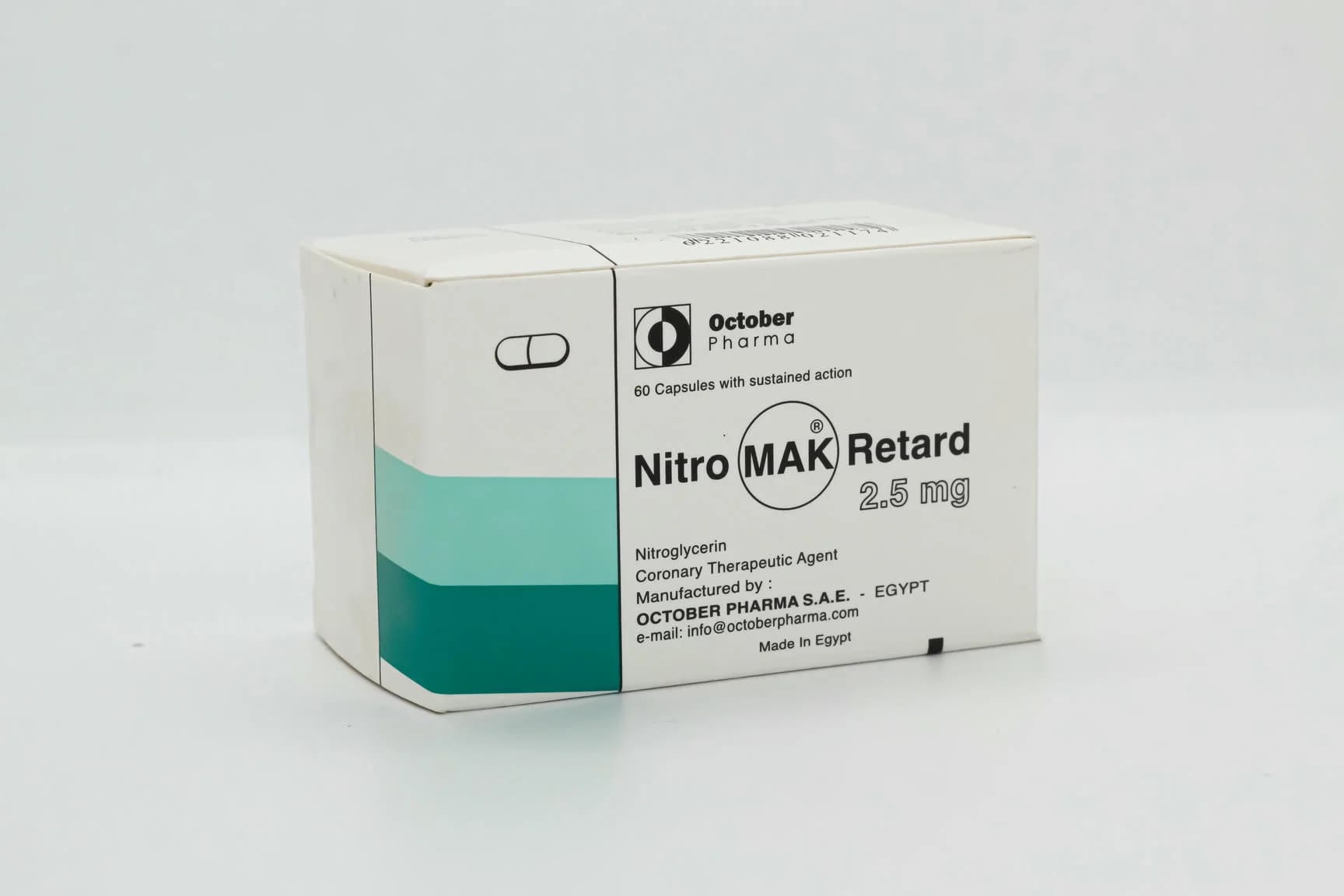 NITROMACK RETARD 2.5 MG60CAP