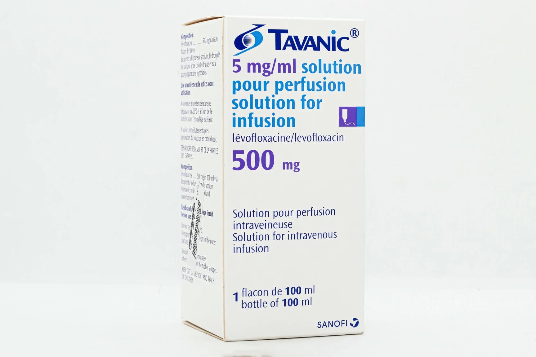 Tavanic 500 mg vial NEW