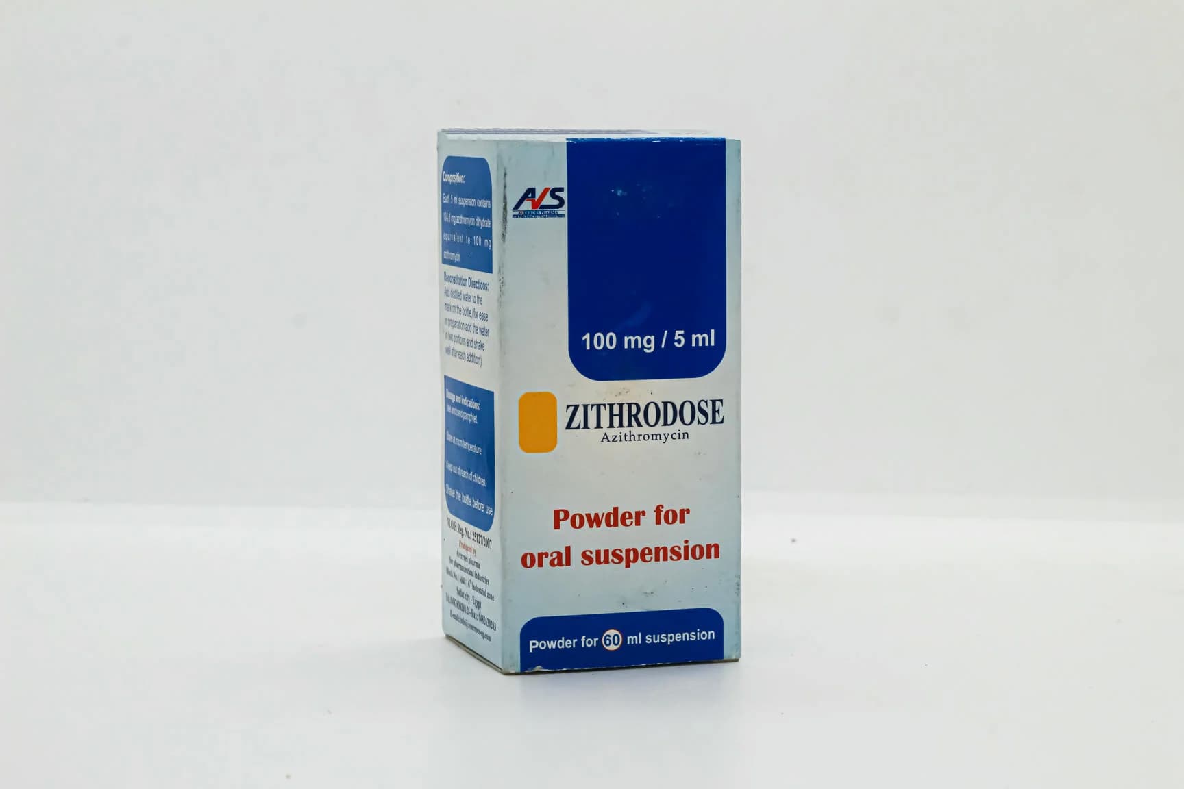 ZITHRODOSE 100 MG SUSP 60 ML