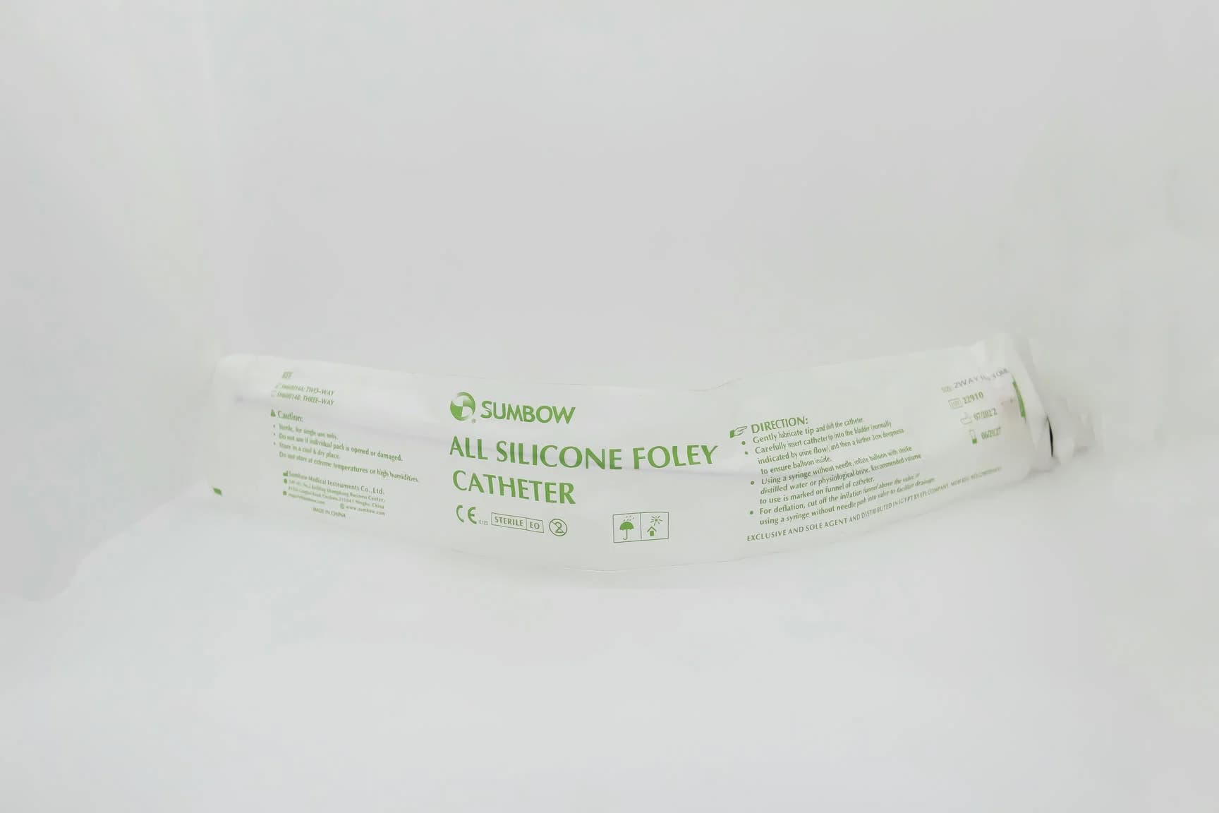 silicone catheter 16