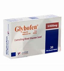 GLYBOFEN 5/500MG 30 T