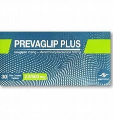 PREVAGLIP2.5/500MG 30T