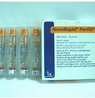 NOVORAPID 100 I.U./ML 5PENFILL