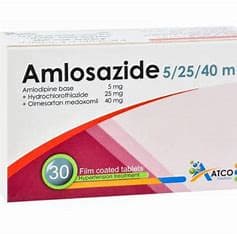 AMLOSAZIDE 40/25/5 MG 30 T