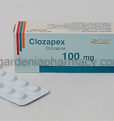 CLOZAPEX 100 MG 50 TAB