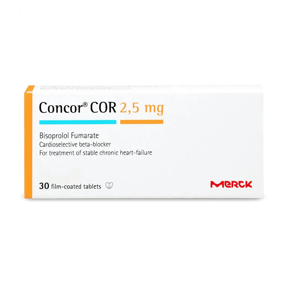 CONCOR 30TABS COR 2.50 MG 