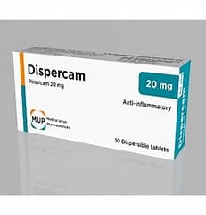 DISPERCAM 20 MG 10TAB