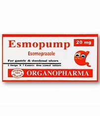 ESMOPUMP 20 MG 14 TAB