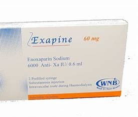 EXAPINE 60MG 2 SYRINE AMP