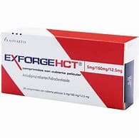 EXFORGE HCT 5 - 160 - 12.5 MG 14 TAB