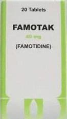 FAMOTAK 40 MG 20 TAB
