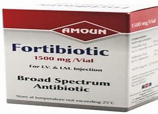 FORTIBIOTIC 1500 MG VIAL