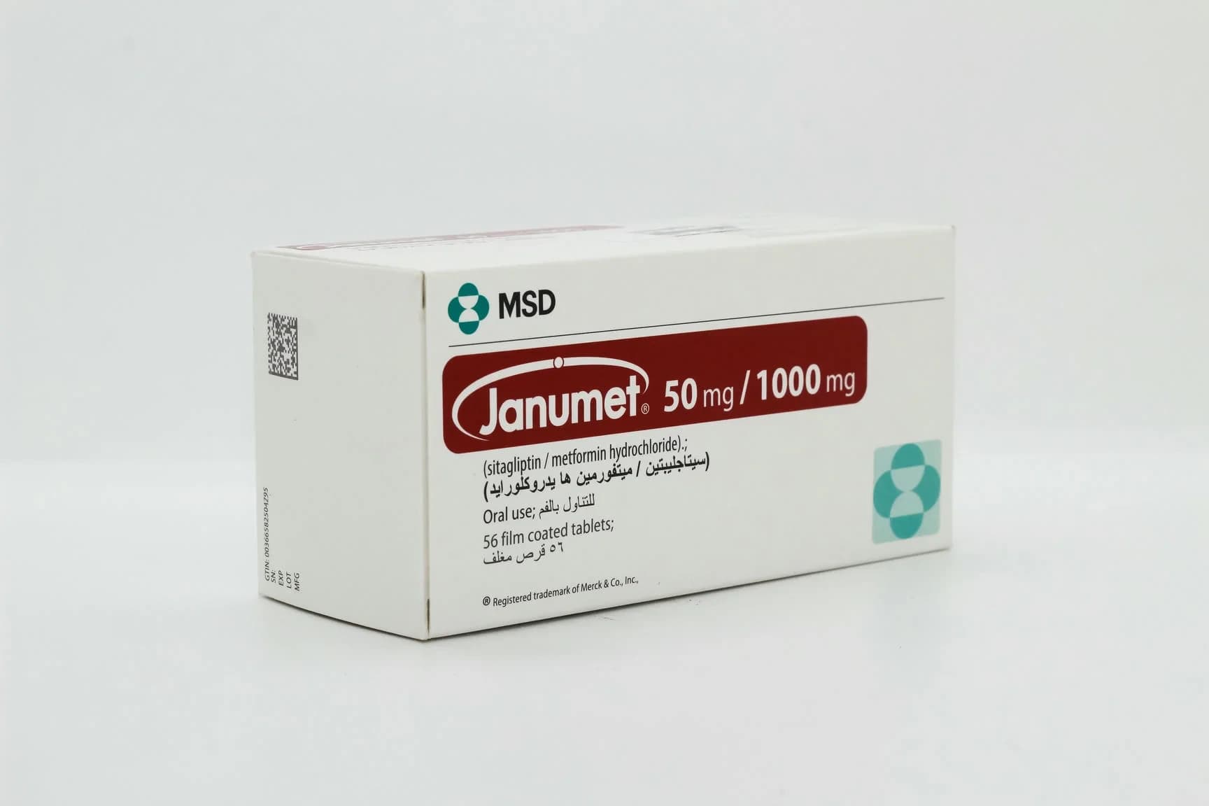 JANUMET 50 - 1000 MG 56 TAB