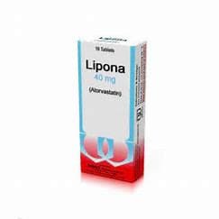 LIPONA 40 MG 10 TAB