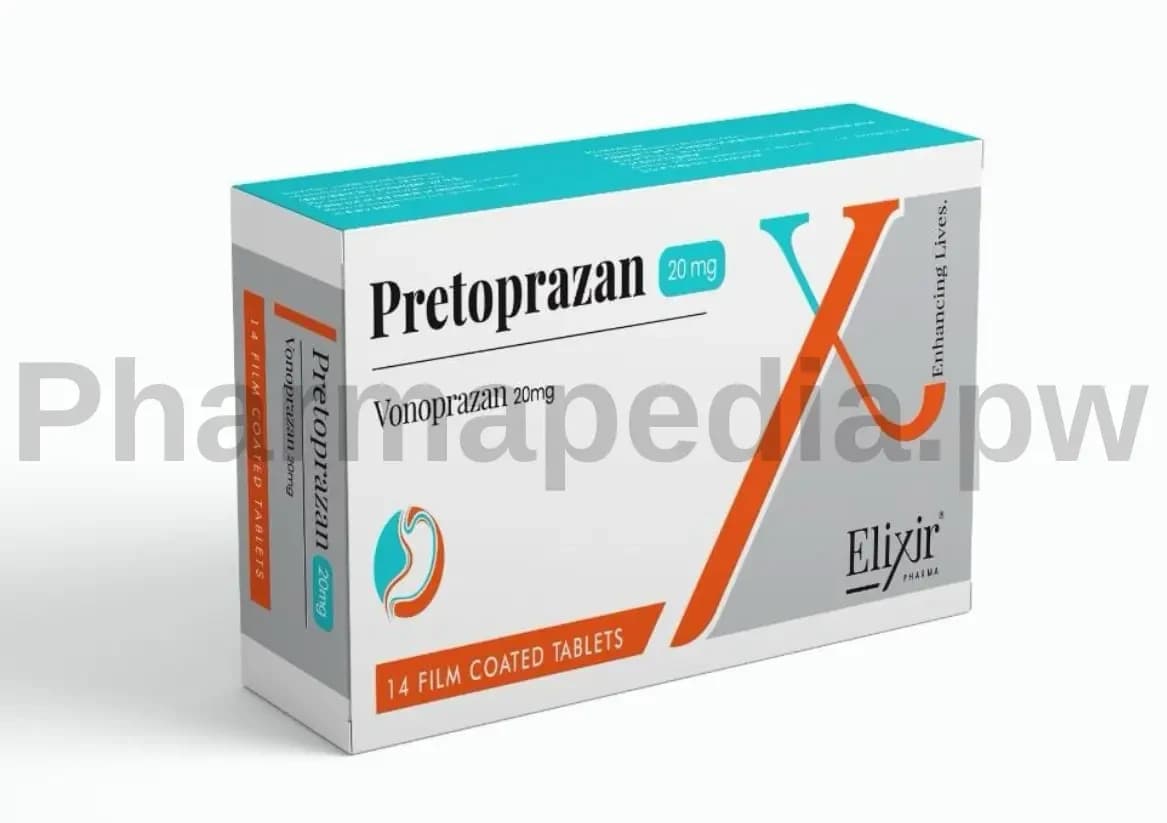 pretoprazan 20mg 14t
