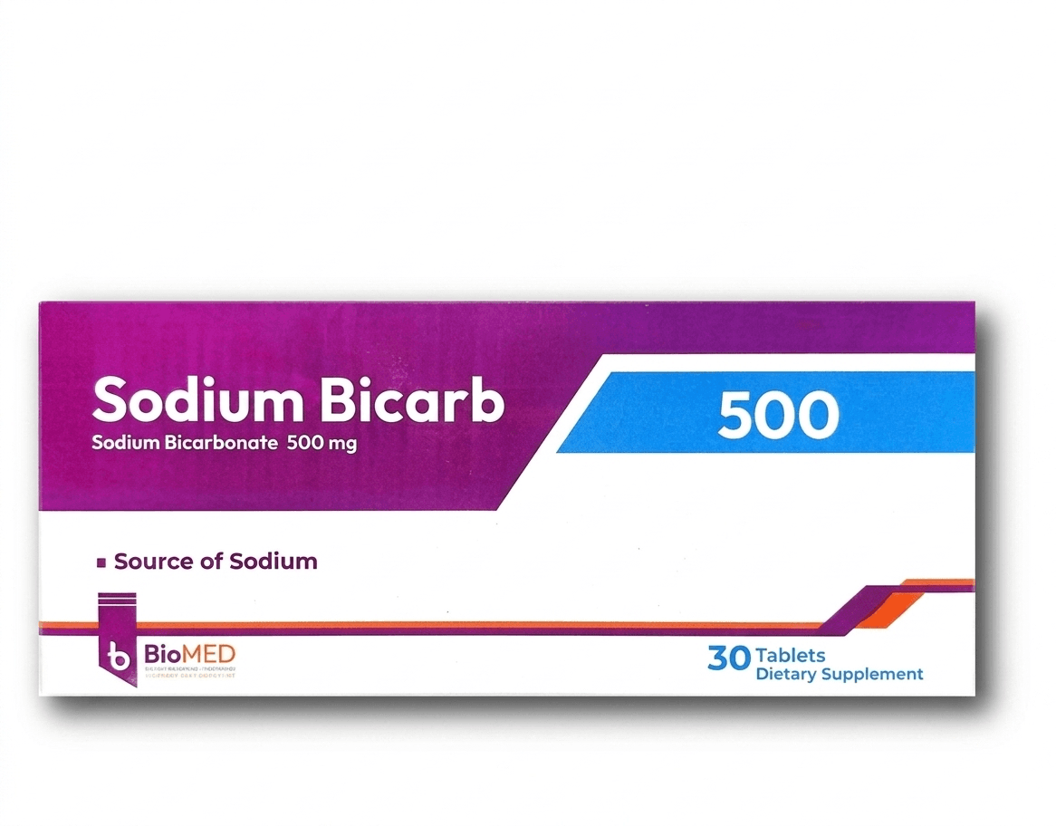 SODIUM BICARB 500MGM 30CAP