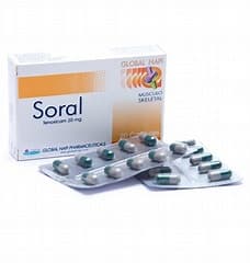SORAL 20 MG 30 CAP