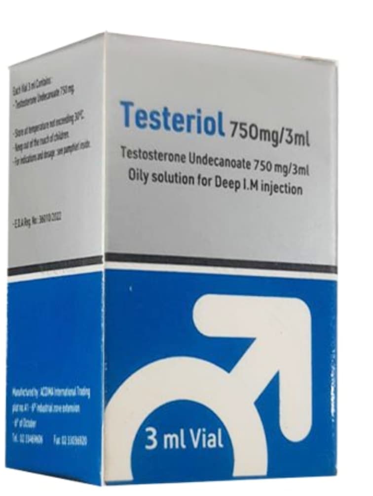 TESTERIOL 750MG VIAL
