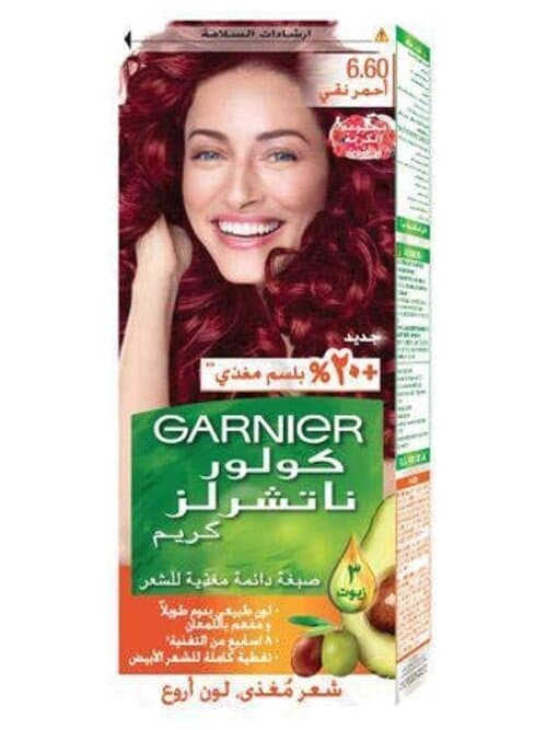 غارنيه صبغه رقم 6.60 احمر نقى