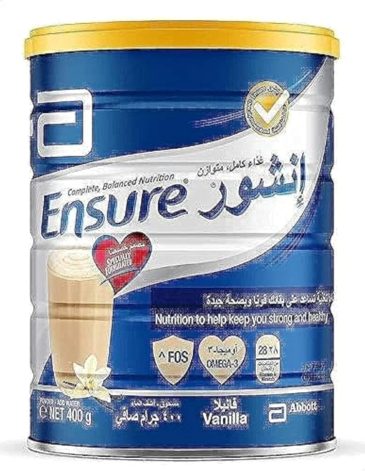 انشور لبن 400جم فانيليا