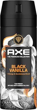 Axe Body Spray for Men Black Vanilla